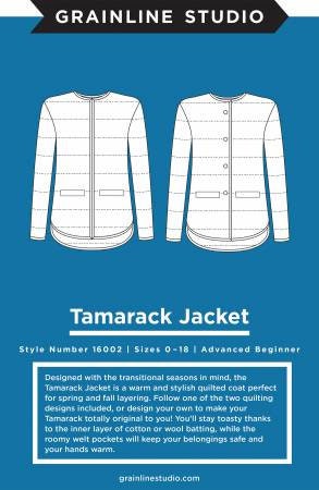 Tamarack Jacket Pattern Grainline - FreeSpirit Coat Story Pattern