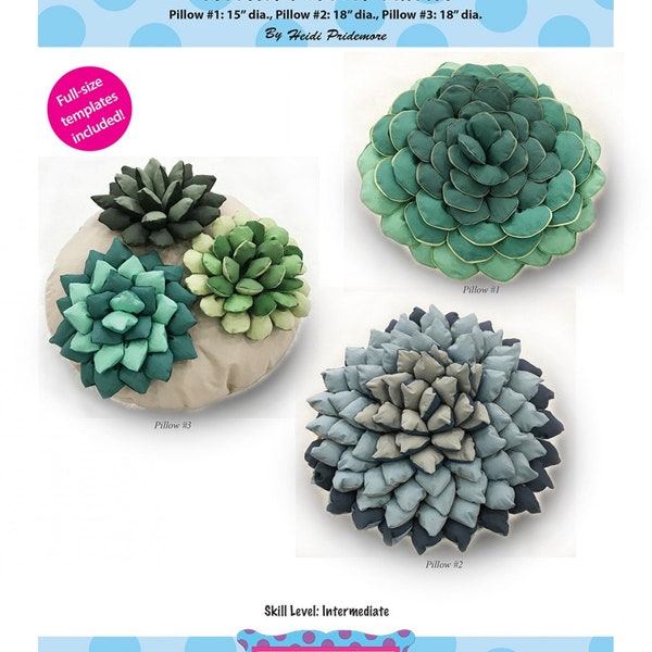 Succulent Pillow Etsy