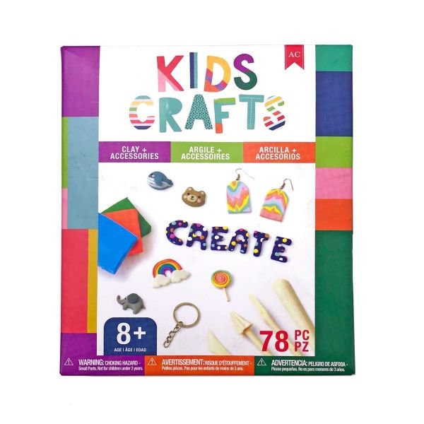 American Crafts - Kids Crafts - Oven Bake Clay Craft Kit