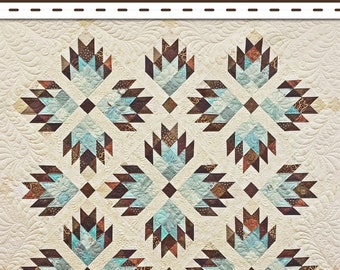 Patrón de edredón con doble pata de oso de Material Girlfriends In Quilting - Pieced