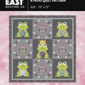 Padrão de colcha "Kiss Me I'm Charming" da Art East Quilting Co.