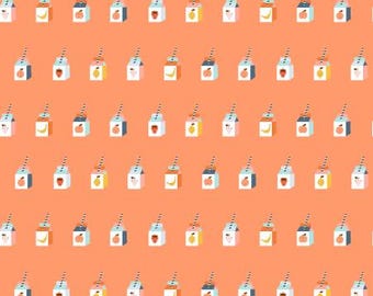 Cotton and Steel - DP102-TD2 A Sunshine Story - Sunshine Smoothies - Tangerine Dream Fabric