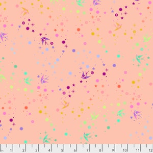 Tula Pink - NEW True Colors- Fairy Dust - Sherbet - RAINBOW!  - PWTP133.SHERBET