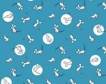 Telas Cloud9 - Colección Buenas Noches Luna - Ratón - CLN227866 Cloud 9 Cloud Nine