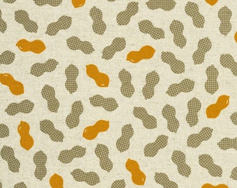 Robert Kaufman - Cotton Flax Prints- Peanuts - SB-850413D1-1 NATURAL