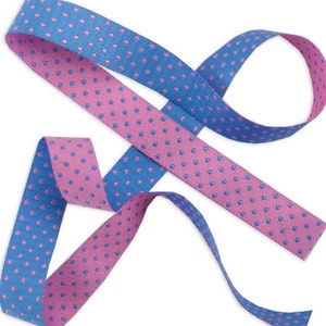 Tula Pink -  Renaissance Ribbons -  Dots  Sky 5/8&quot;