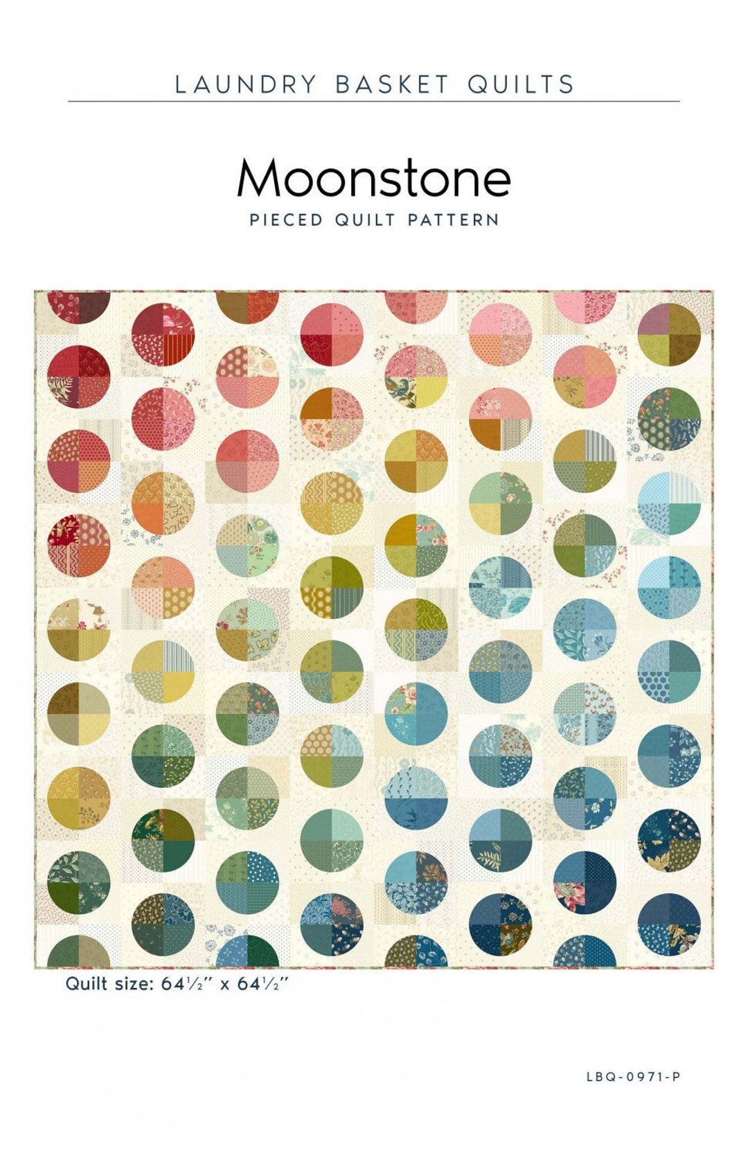 Moonstone Quilt Pattern From Laundry Basket Quilts by Edyta Sitar Etsy