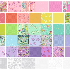 40 pc - Tula Pink - Full Moon Forest II AND New True Colors 2025 Bundles -