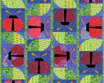 Kaffe Fassett Quilt Kit or Pattern - ColourBug Quilt Pattern by Colourwerx