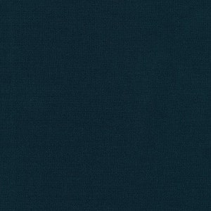 May include: A close-up of a solid, dark teal fabric with a subtle woven texture. The color is a deep, saturated shade of blue-green, with a slightly matte finish. The fabric appears to be tightly woven, with a fine, grid-like pattern.
