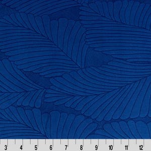 90&quot; Wide Back - Royal Tropic Burnout - Minky Cuddle Fabric - Shannon Fabrics