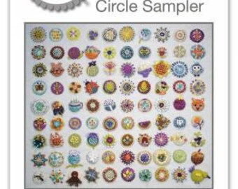 Toned Down Circle Sampler Pattern Sue Spargo -  Norway