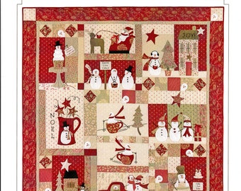 Merry, Merry Snowmen Quilt Pattern - From Bunny Hill Designs