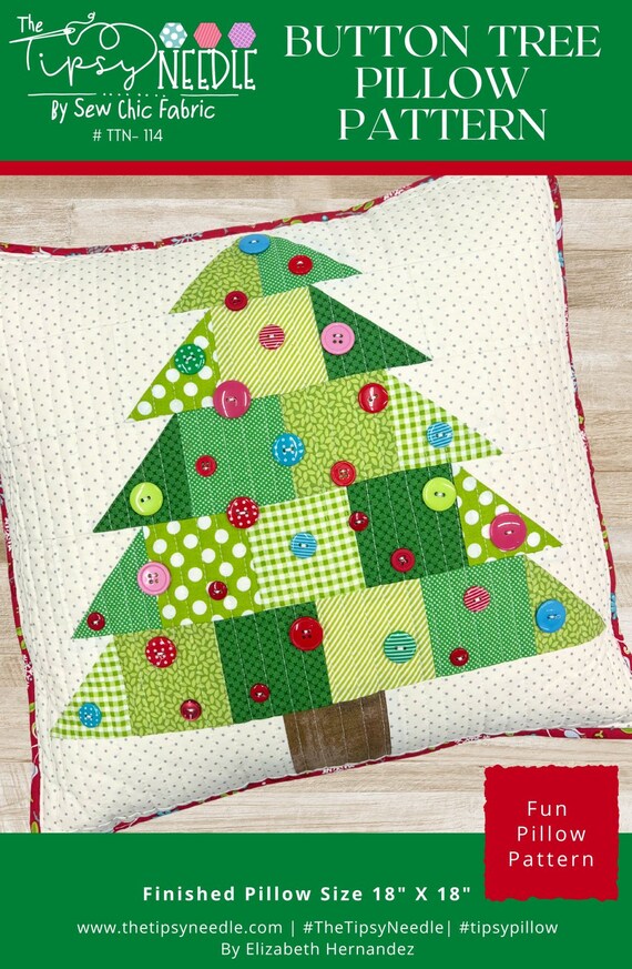 Button Tree Pillow Pattern Button Tree Pillow Pattern