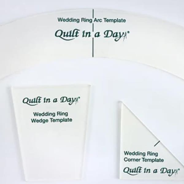 Quilt in a Day - Double Wedding Ring Templates