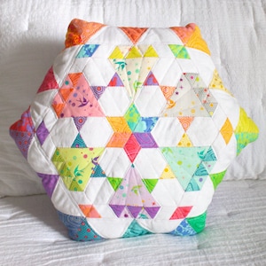 Diamond Dust Pillow Pattern and Papers by Paper Pieces