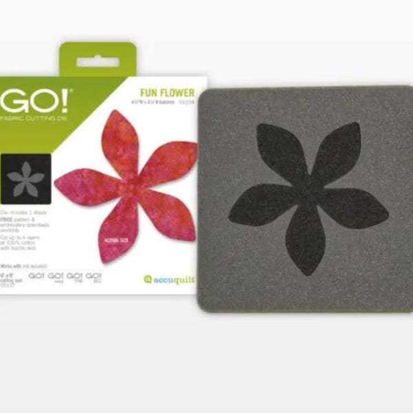Accuquilt GO! Fun Flower Die - 55334