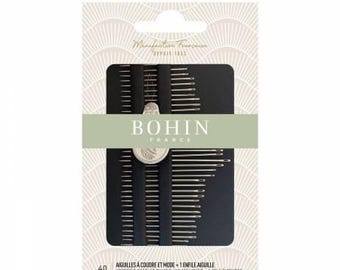 Bohin Milliners & Sharps Hand Needle Assortment Book of 40 Needle - Bohin France