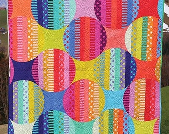 The NEW Oriana Quilt KIT - By Alison Glass - Tula Pink True Colors/Solids Version