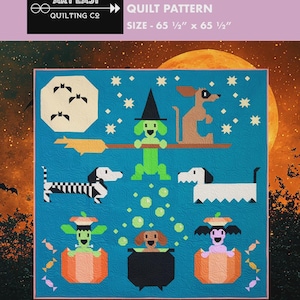 Halloweenies-quiltpatroon van Art East Quilting Co