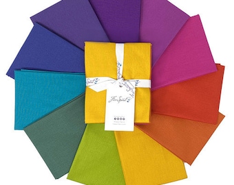 Tula Pink New Solids Dragon's Breath Bundle - 11 Pieces