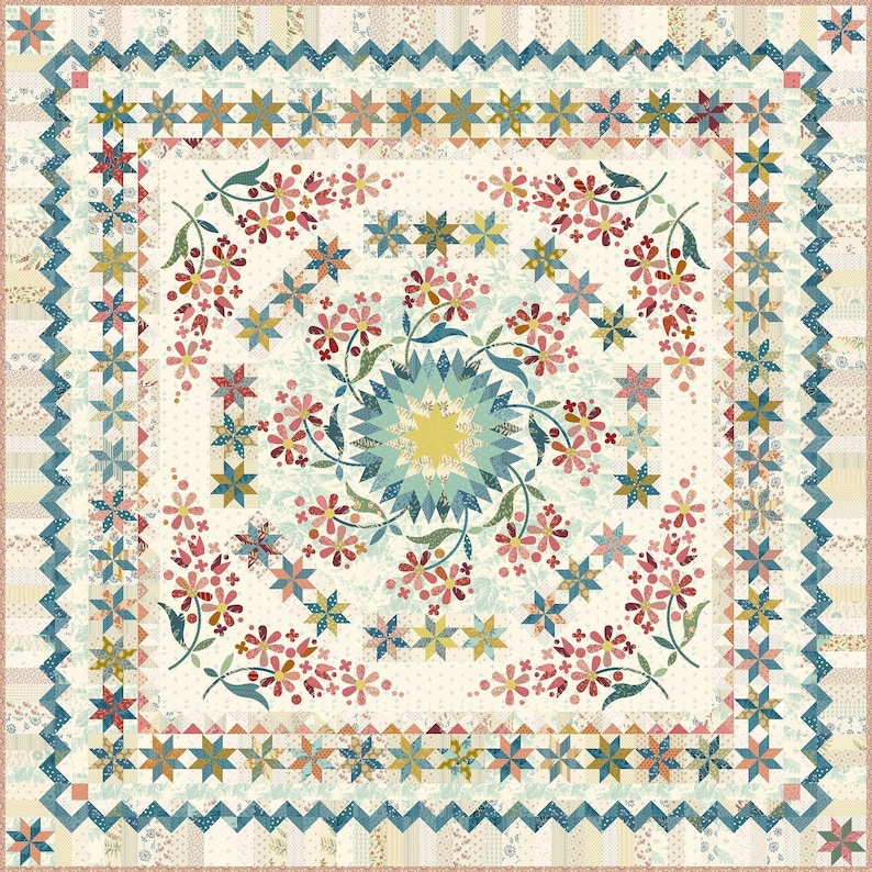 The Seamstress Laundry Basket Quilts Quilt Kit Etsy