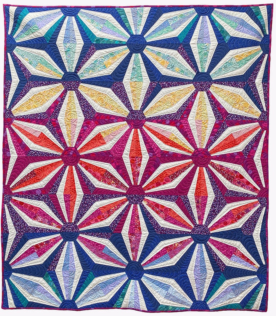 Reflection Quilt Pattern by Christina Cameli Etsy
