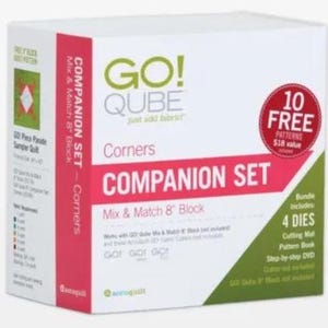 Accuquilt GO! Qube 8" Companion Set-Corners - 55785 image 1