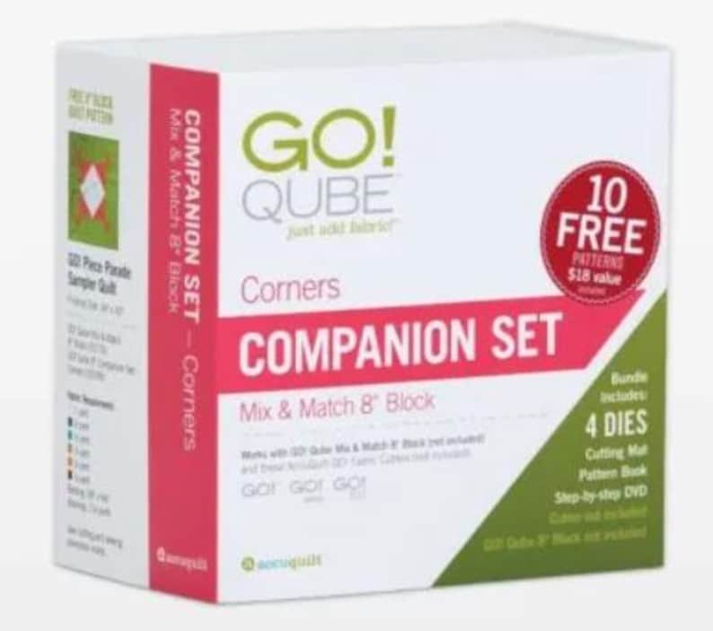Accuquilt GO! Qube 8" Companion Set-Corners - 55785 image 1