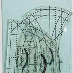 Plantillas Every Curve de Amanda Murphy de Good Measure (3 unidades) - Reglas de acolchado