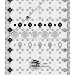 Creative Grids 12.5 x 24.5 Big Easy Quilt Ruler | Creative Grids #CGR1224