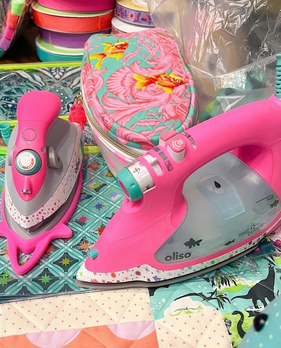 PREORDER TULA PINK Oliso Pro Plus Iron or Mini Iron With Trivet