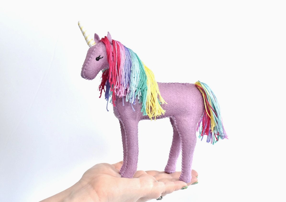 40 Simple Sewing Crafts for Kids 10 DelilahIris Designs DIY Felt Sewing Craft Kit - Rainbow Unicorn