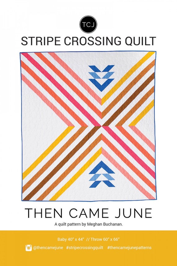 Stripe Crossing Quilt Pattern Stripe Crossing Quilt Pattern