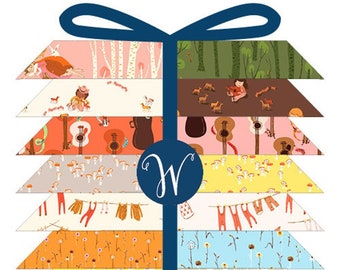 Heather Ross Far Far Away 3 - Paquete de precortados de 23 piezas - En stock