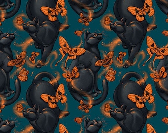 Gato Polilla - Espíritu Libre Luz de Luna Mística Turquesa - PWRH097.TURQ