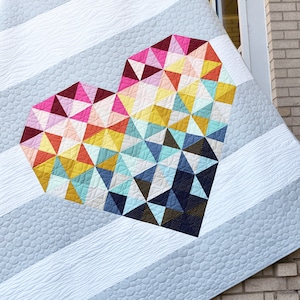 Piece and Love Quilt Pattern by The Cloth Parcel