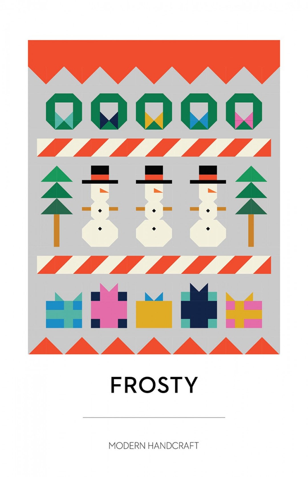 Frosty Quilt Pattern From Modern Handcraft by Daksiewicz, Nicole - Etsy