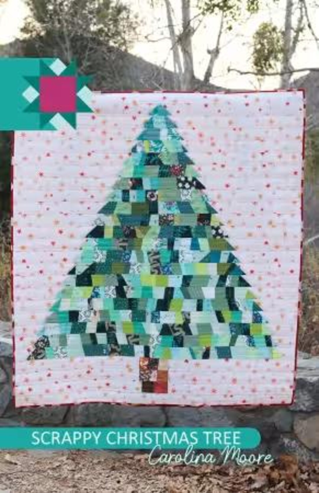 Scrappy Christmas Tree Quilt Pattern - Carolina Moore - Etsy