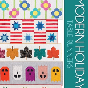Modern Holiday Table Runners Vol. 2 Quilt Pattern From Cluck Cluck Sew