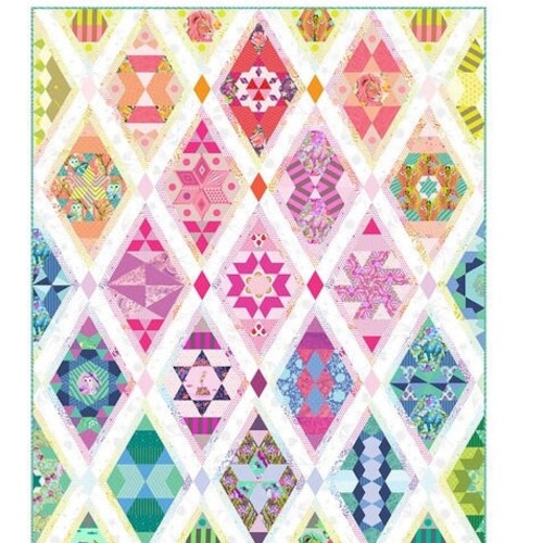 Queen of Diamonds - Tula Pink - Pink Door Fabrics - Fabric