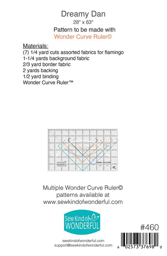 Dreamy Dan Quilt Pattern by Sew Kind of Wonderful with Wonder Curve