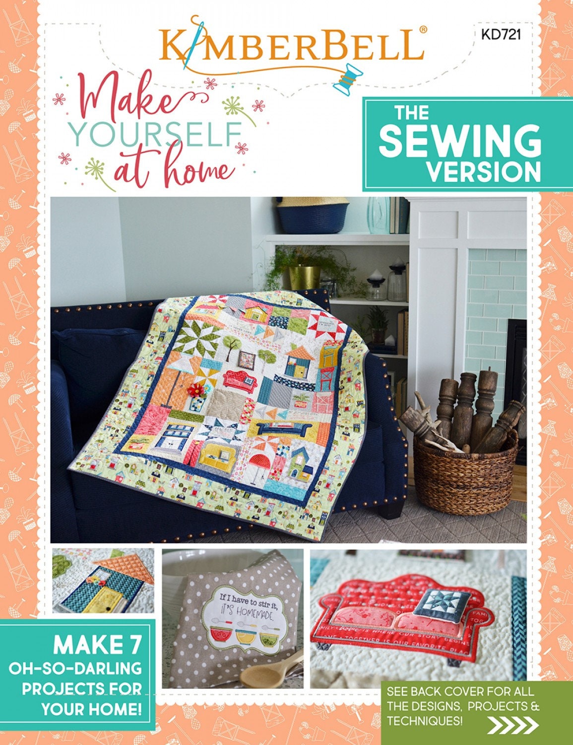 Make Yourself at Home Quilt Pattern and Embellishment Kit - Etsy