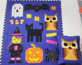 Happy Halloween Quilt Pattern or Kit - Elizabeth Hartman - Custom Kit!