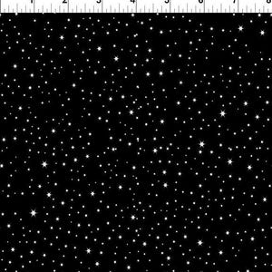PREORDER - In The Beginning Fabrics - La Luna Collection - Black Stars - 13LL-1 - SHIPS NOVEMBER 2025