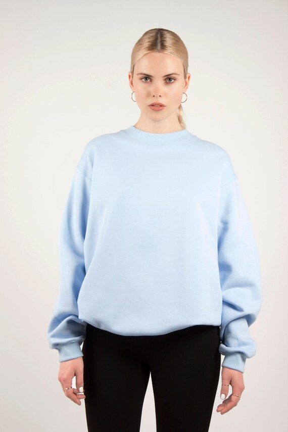 Baby Blue Sweatshirt One Size Etsy