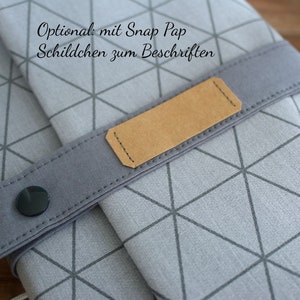 Kalenderhülle GREY DOTS Organizer für Kalender A5 Buchhülle Taschenorganizer Grau Punkte Bild 7