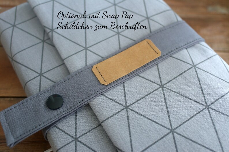 Kalenderhülle GREY DOTS Organizer für Kalender A5 Buchhülle Taschenorganizer Grau Punkte Bild 7