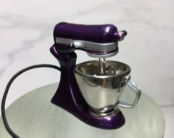 Purple Miniature Metal Kitchen Mixer