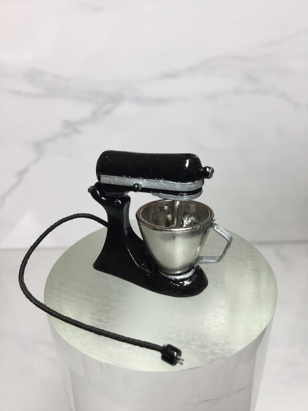 Black Miniature Metal Kitchen Mixer Etsy